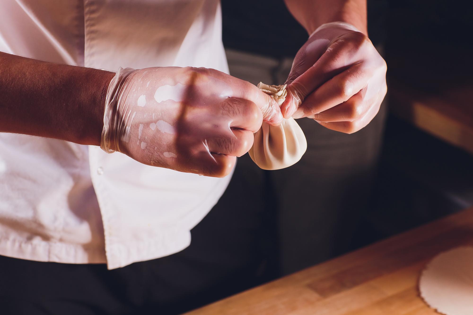 Instructor explaining plating technique